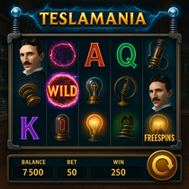 SlotsVader - Teslamania spilleautomat